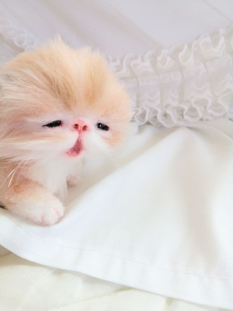 おむつ♡お腹ぽっこり子猫ちゃん♡アートドール♡ぬいぐるみ♡ベビー♡