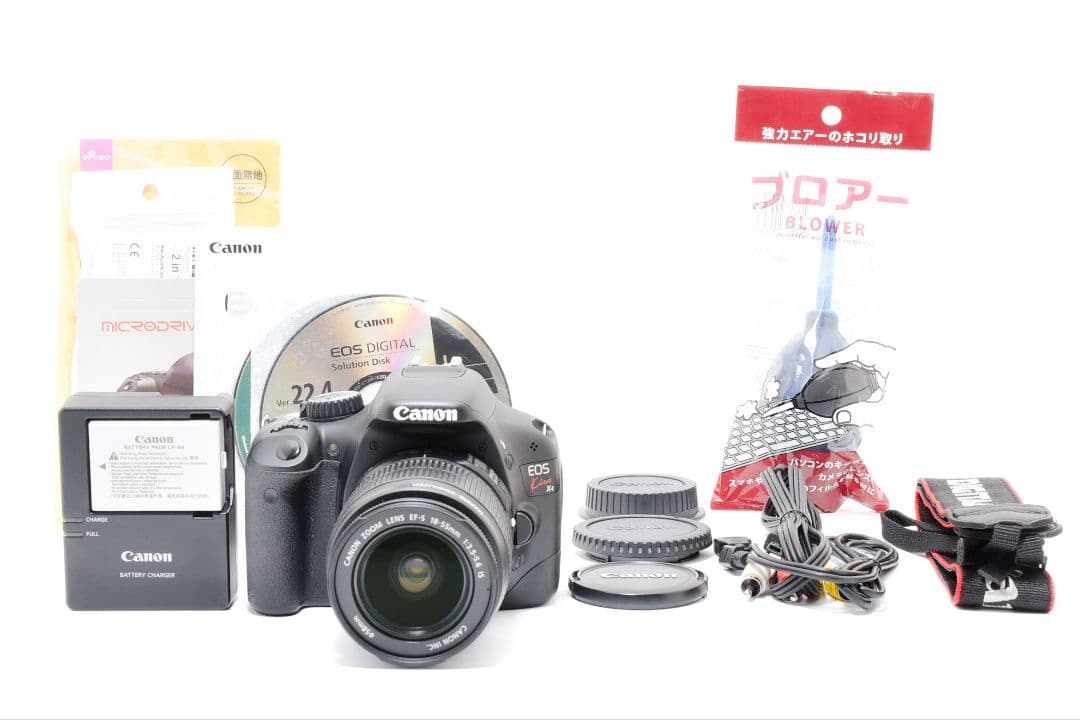 美品✨Canon EOS KissX4✨標準レンズセット スマホ転送OK 高画質