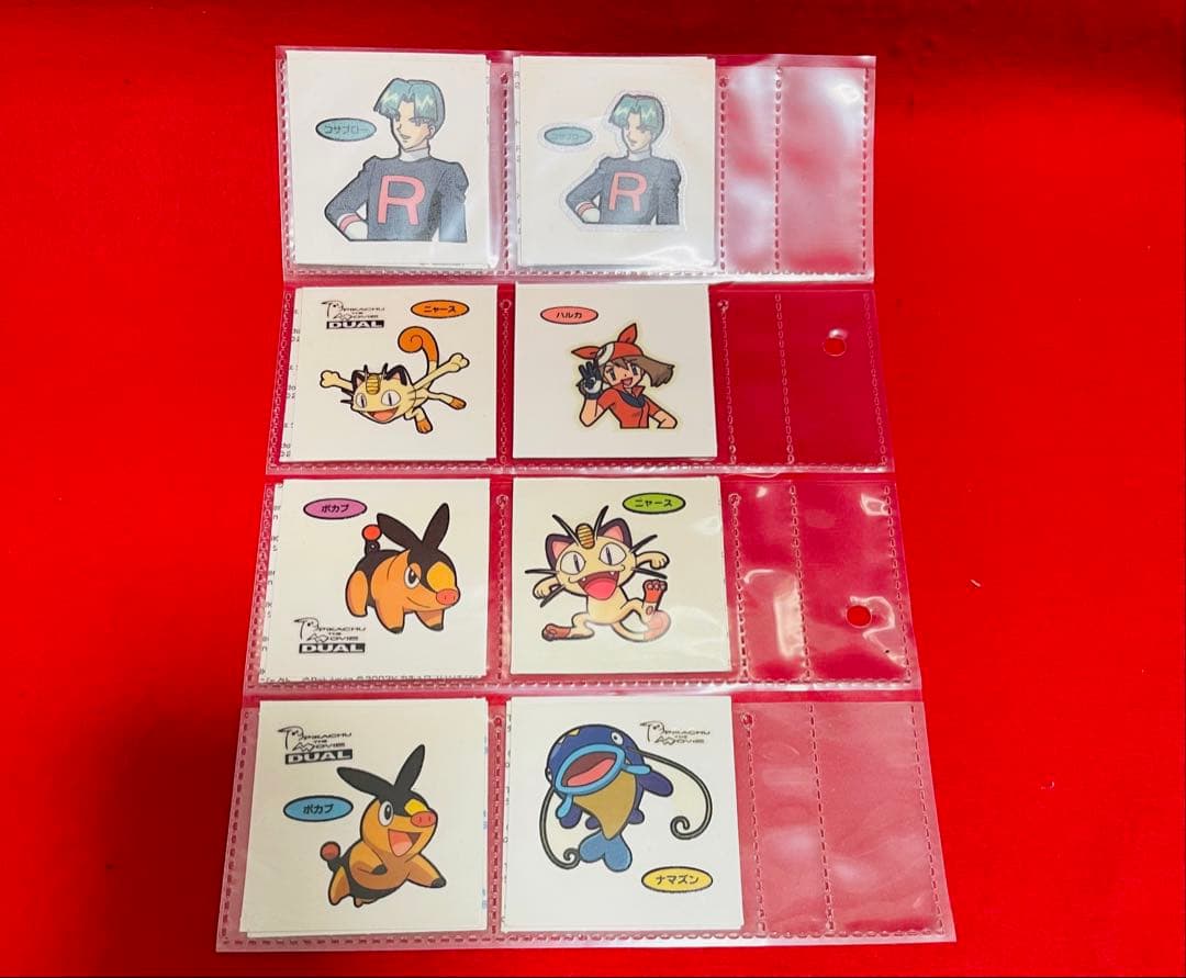 ポケモン　レトロステッカー　シール　まとめ売り100枚以上　貴重レアファイル付き