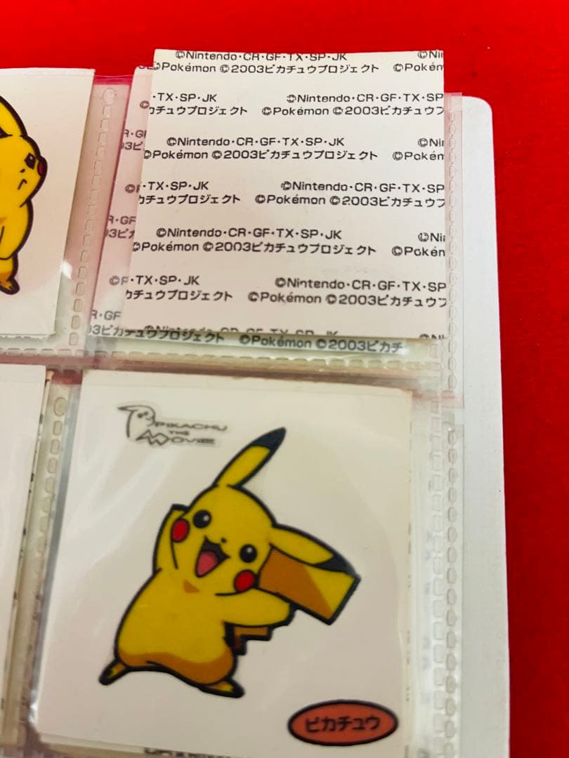 ポケモン　レトロステッカー　シール　まとめ売り100枚以上　貴重レアファイル付き