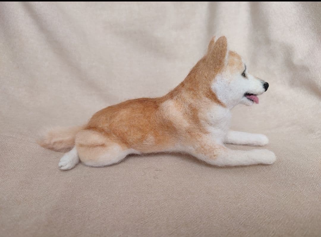 羊毛フェルト 犬 オーダー ペットロス 愛犬 そっくり Mサイズ
