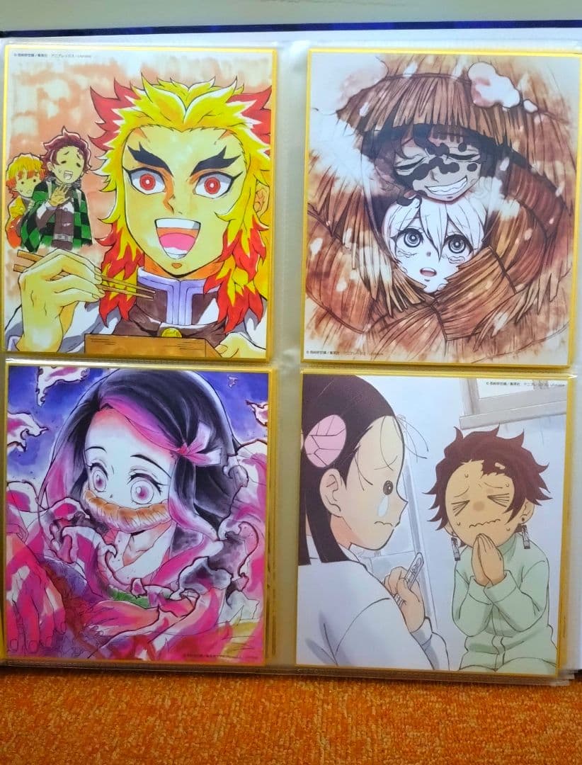 【色紙52枚入】鬼滅の刃 全集中展 色紙拾集帳 無限城 公開