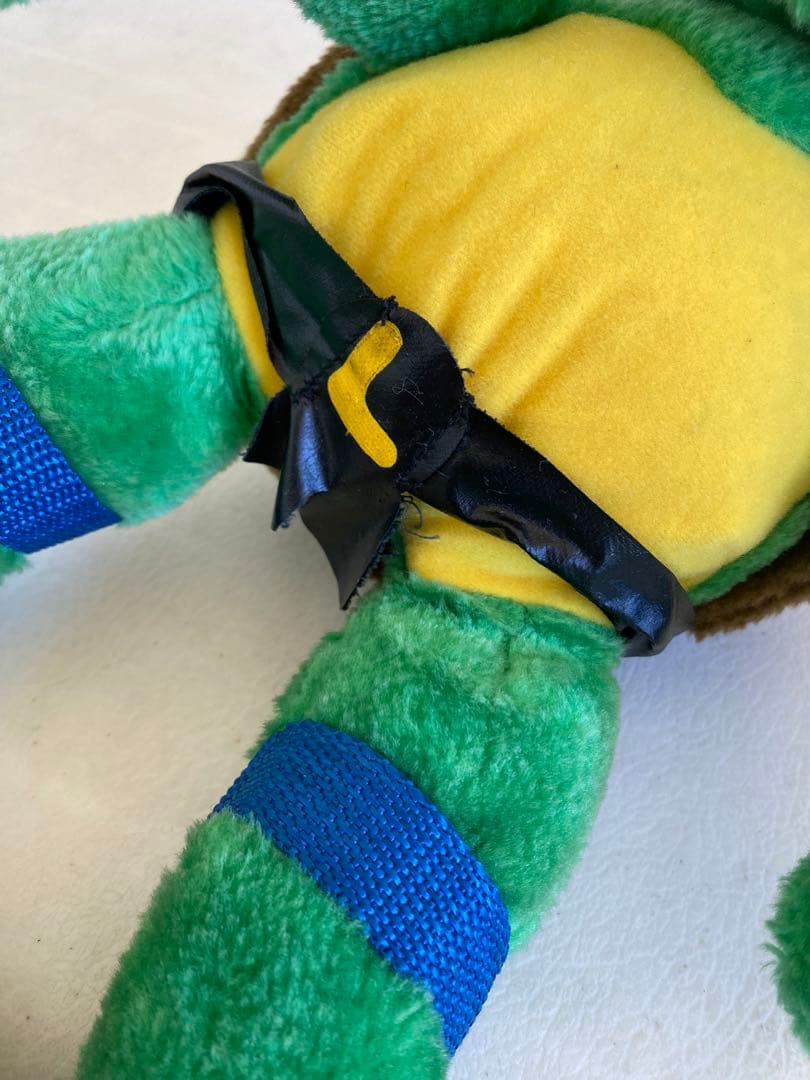 80's ミュータント　タートルズ　ニンジャタートルズ　レオナルド　ぬいぐるみ