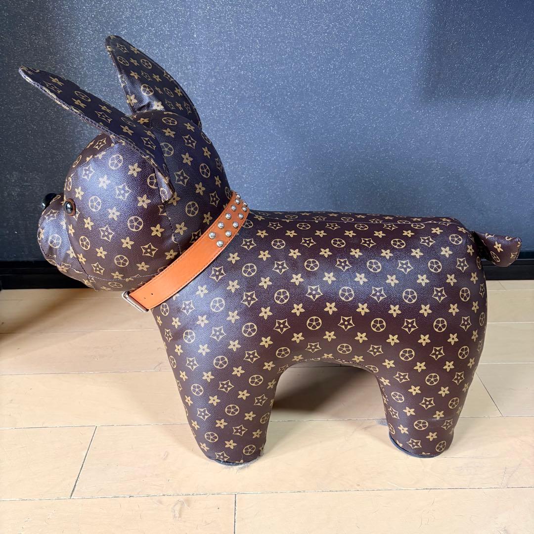 犬☆オブジェ☆モノグラム☆スツール