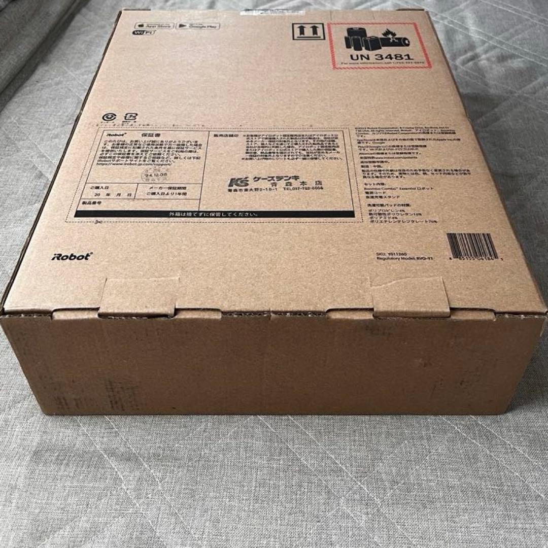 ルンバ コンボ Essential robot Y011260 [ホワイト]