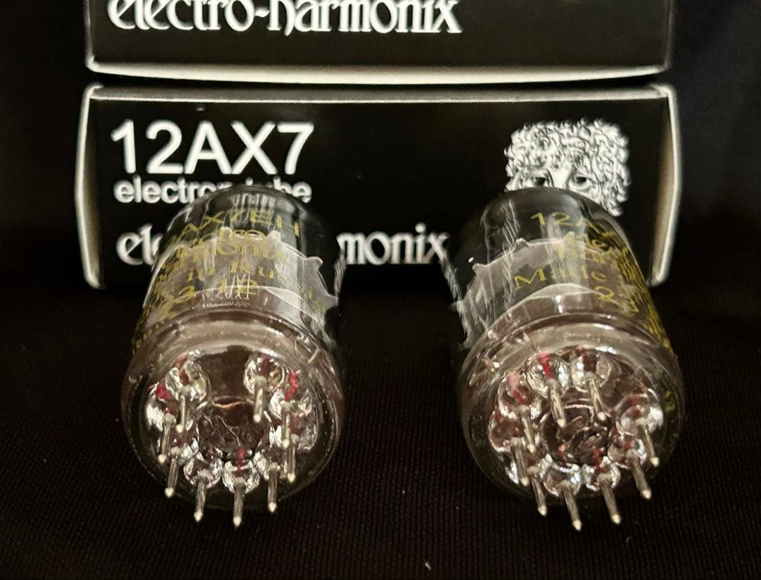 Electro-Harmonix 12AX7 ECC83真空管ペア（その2)美品
