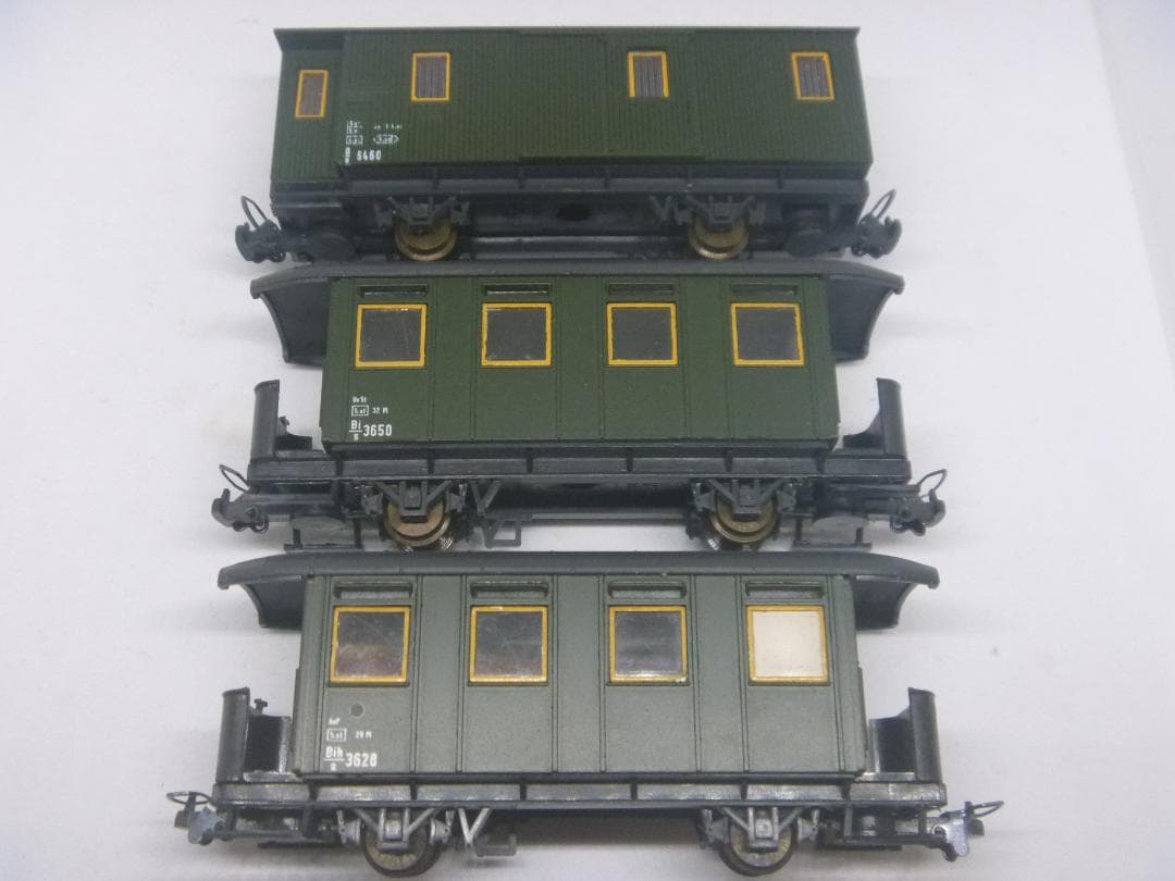 HOナロー　蒸気機関車＋客車3両＋線路セット(リリプット)