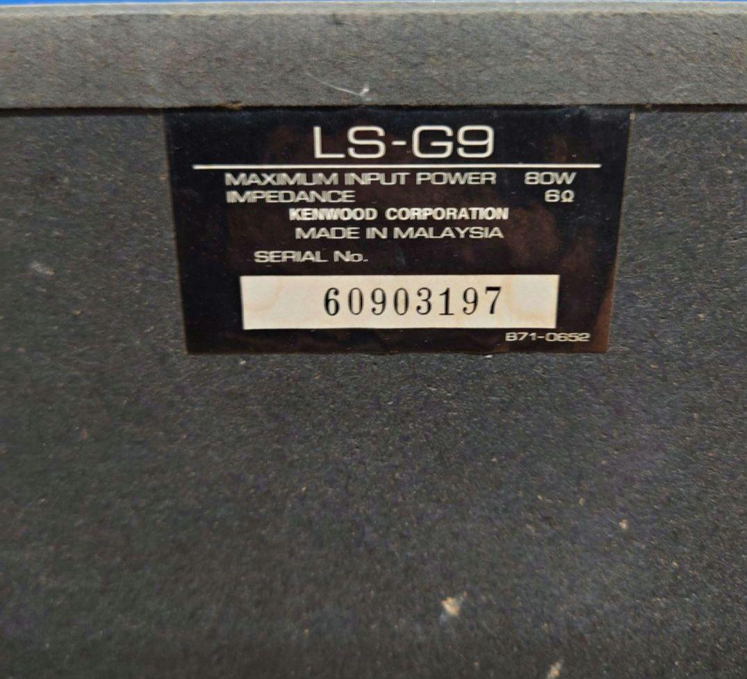 ■■KENWOOD　LS-G9　3ウェイスピーカー