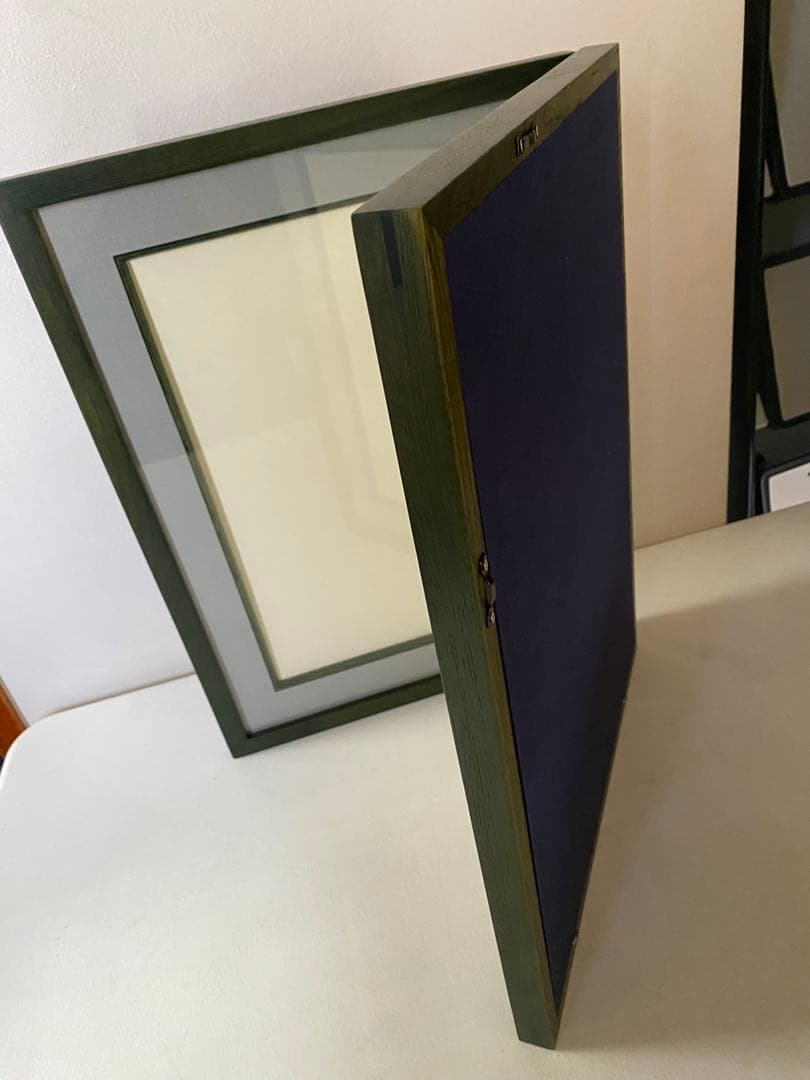 二曲　屏風　書道　額縁　高級