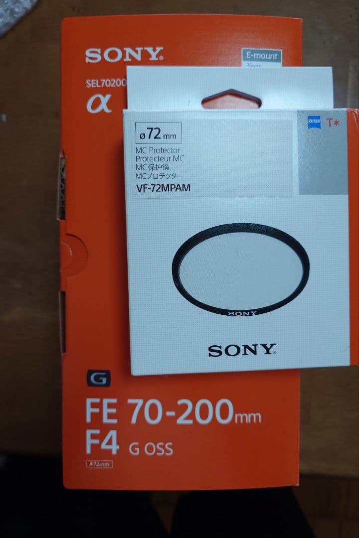 【最終値下】SONY FE 70-200mm F4 G OSS　プロテクター付き
