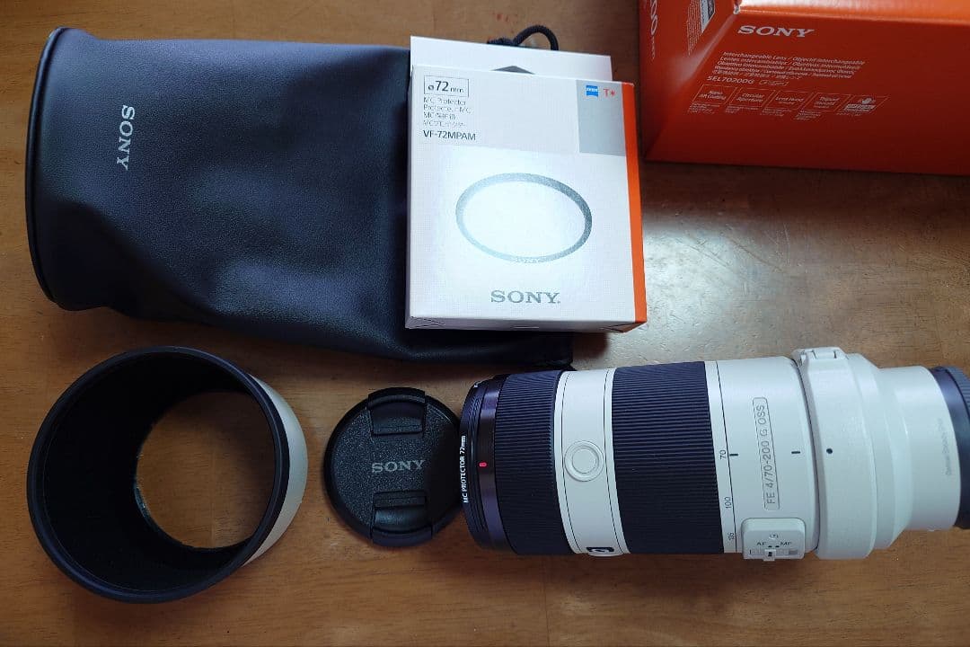 【最終値下】SONY FE 70-200mm F4 G OSS　プロテクター付き