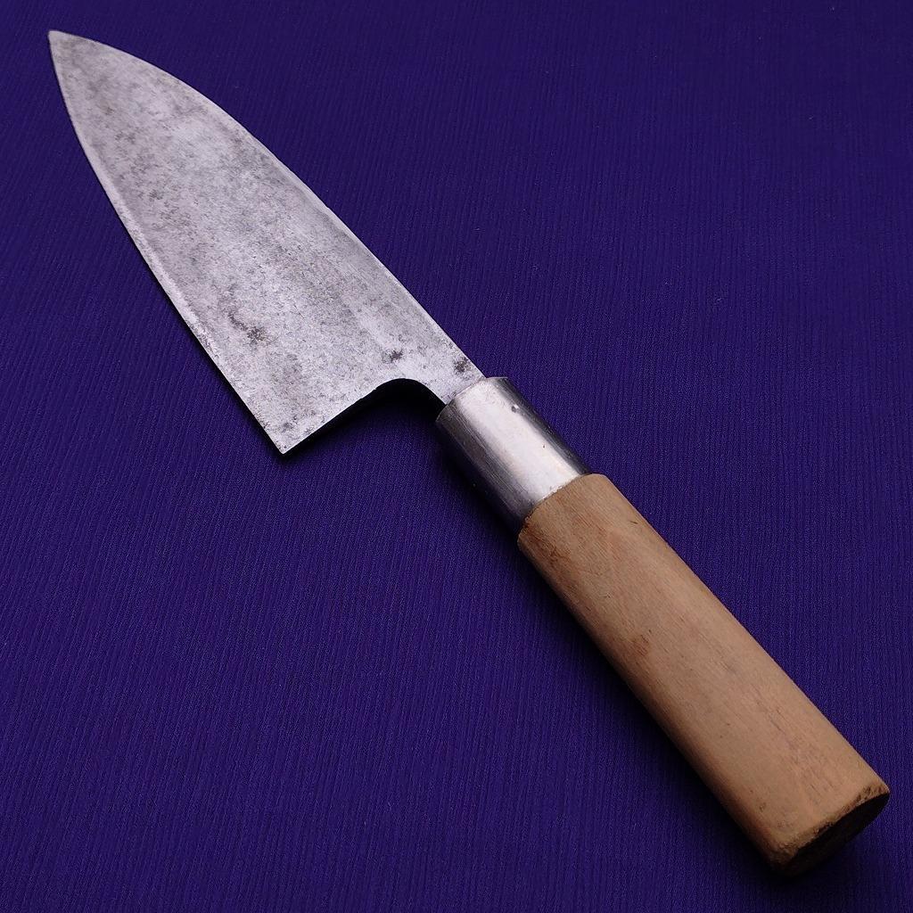 出刃包丁 ヤマカ 特製 刃長約165㎜ 片刃 庖丁 刃物 日本製　《0373》