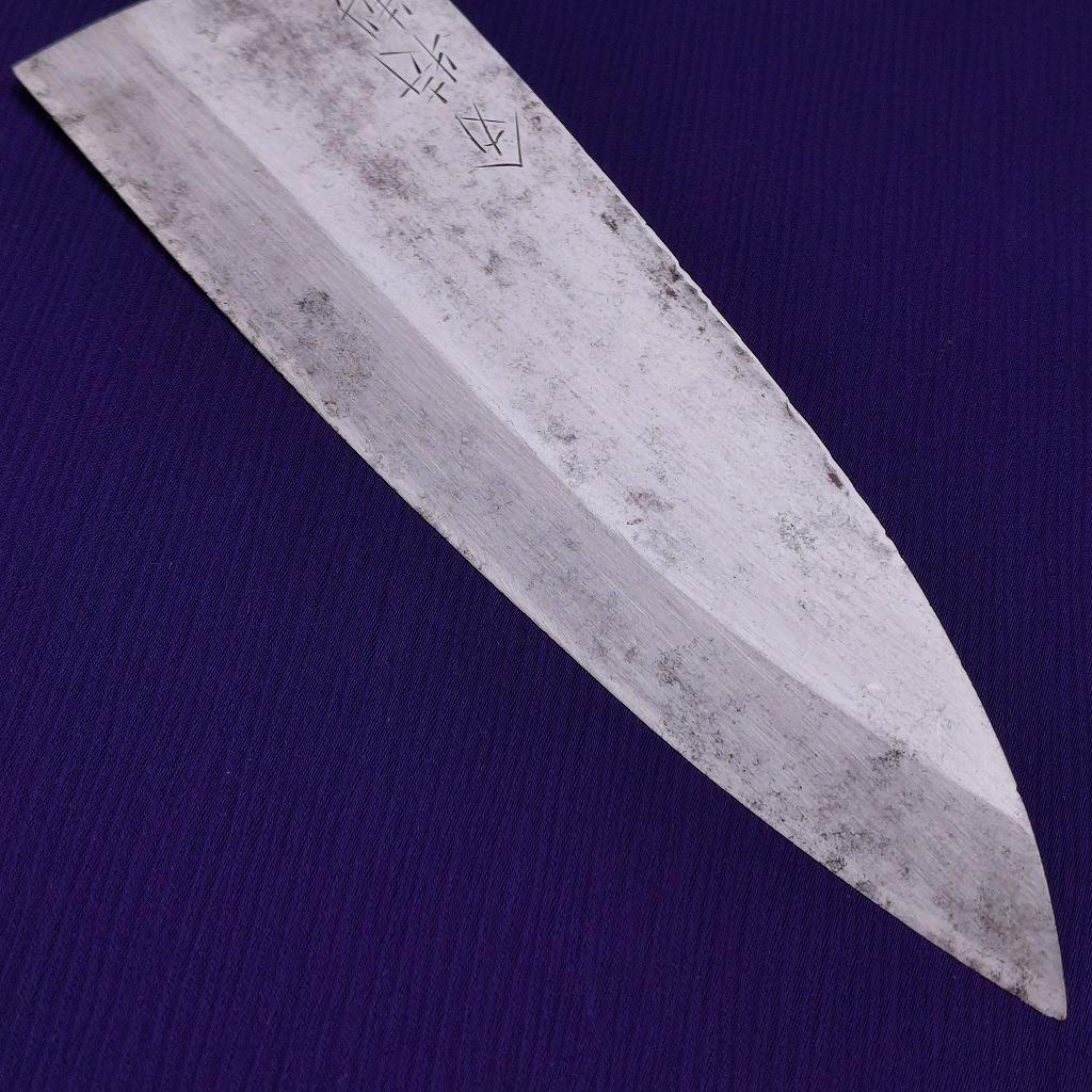 出刃包丁 ヤマカ 特製 刃長約165㎜ 片刃 庖丁 刃物 日本製　《0373》