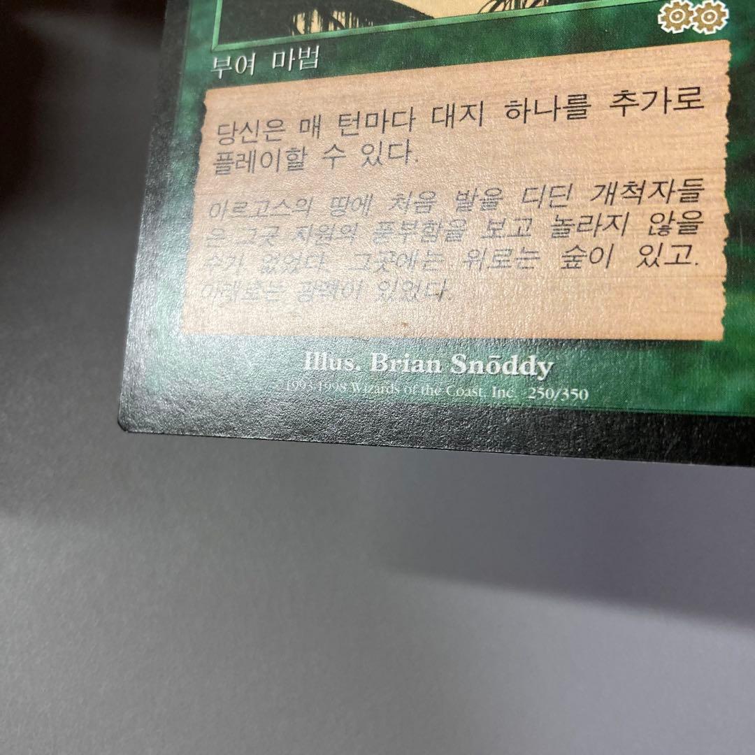 MTG USG 踏査 韓国語 ハングル 1枚 ②