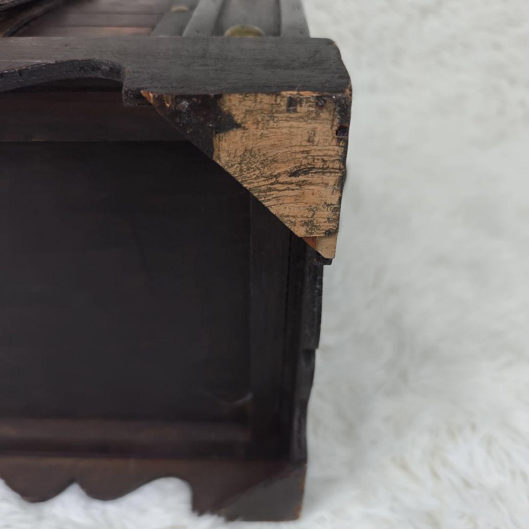 ✨希少✨ ビーカンパニー 木製宝箱 木箱 アンティーク レトロ 茶色