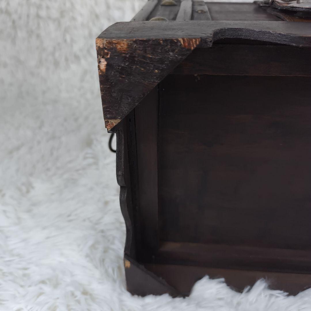 ✨希少✨ ビーカンパニー 木製宝箱 木箱 アンティーク レトロ 茶色