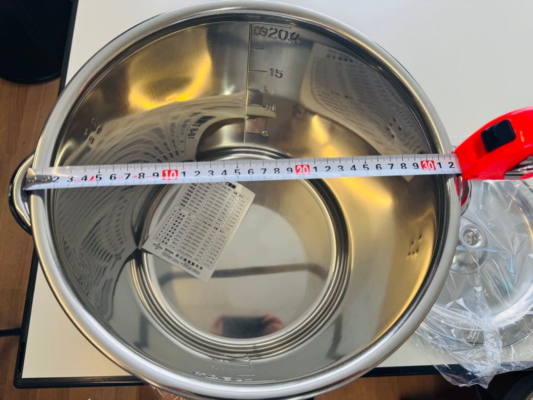 新品 18-8 ステンレス 寸胴鍋 30cm｜21L｜日本製｜業務用 鍋