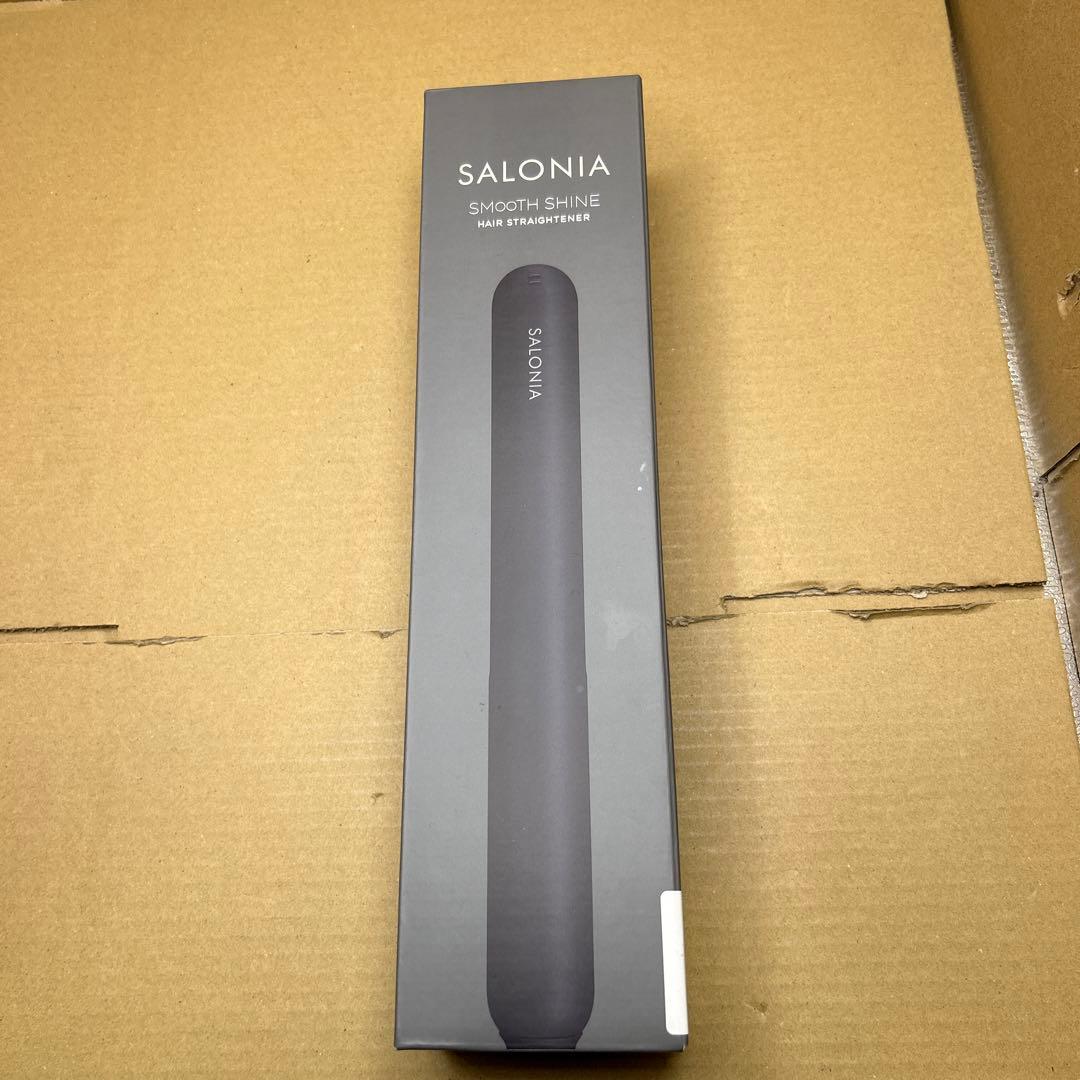 SALONIA スムースシャイン ストレートアイロン　24mm ブラック