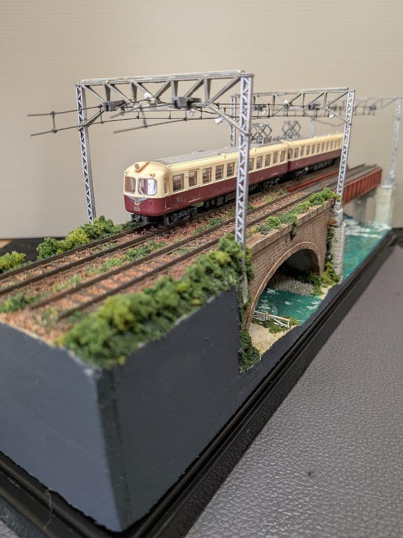No.66鉄道Nゲージジオラマ車両、漁船、フィギュア付き