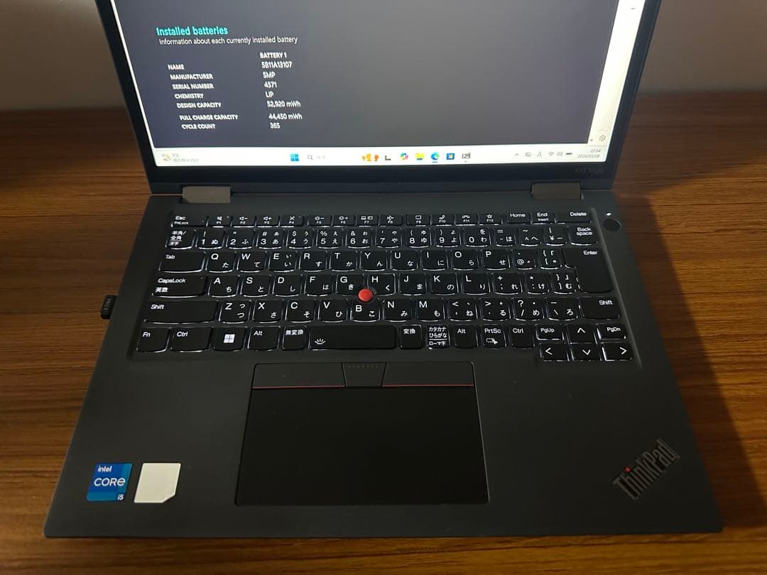 Windowsノート本体 2. ThinkPad X13 Yoga Gen2 i5-1135G7 2in1
