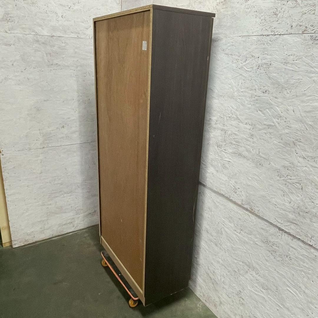 ニトリ フラップ扉 本棚 収納家具 ブラウン 送料込み 収納 Y2943