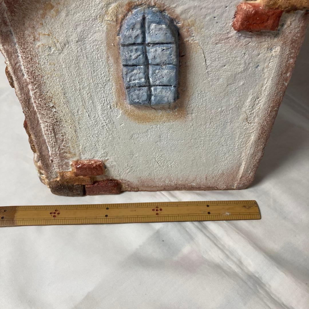 モルタルデコ／モルタルハウス【煙突のある四角いおうち】