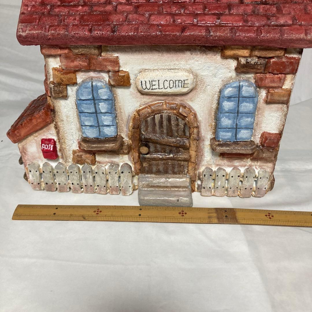 モルタルデコ／モルタルハウス【煙突のある四角いおうち】