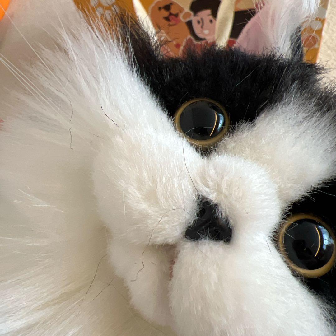 猫 ぬいぐるみ リアル ハンドメイド やさしい手触り 可愛い 癒し ネコ