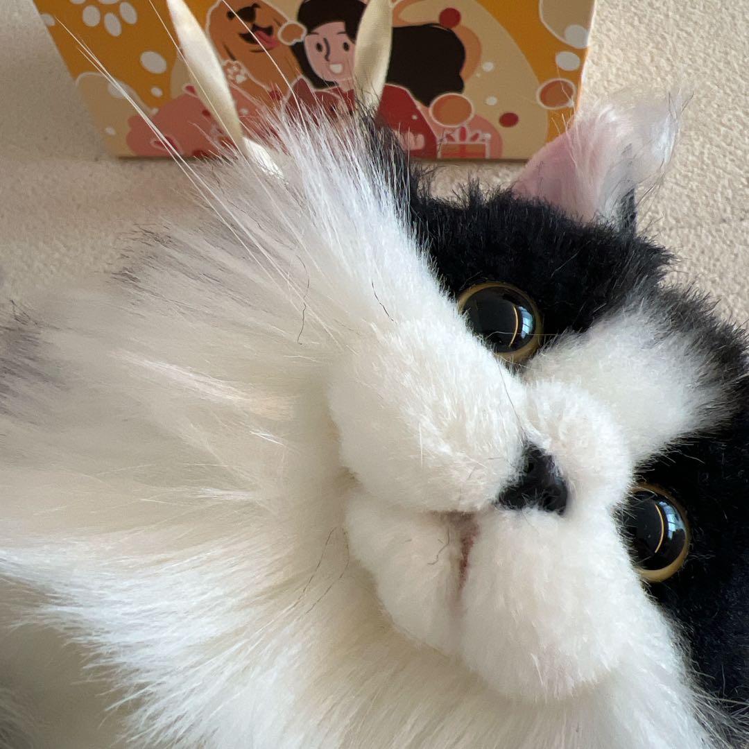 猫 ぬいぐるみ リアル ハンドメイド やさしい手触り 可愛い 癒し ネコ