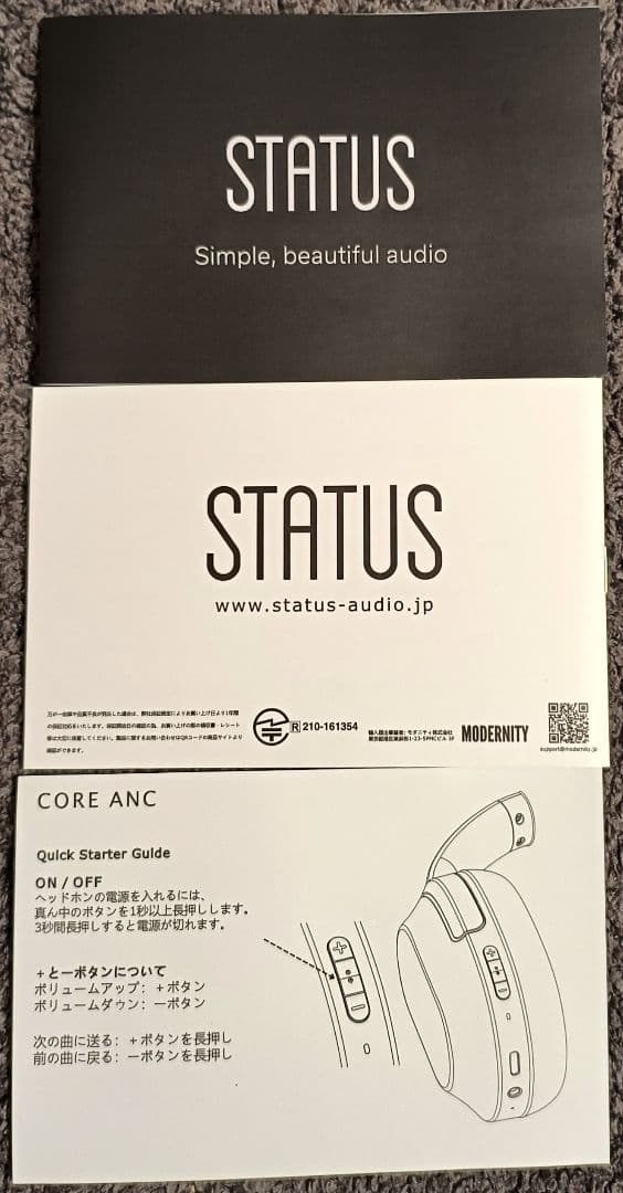 ヘッドホン STATUS Core ANC