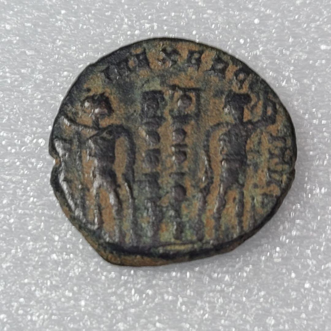 4364. 古代ローマ帝国　コンスタンティン時代　戦士の図像　