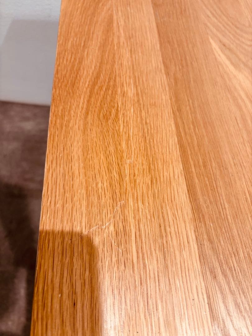 ⭐️美品⭐️廃盤希少⭐️無印良品⭐️無垢材デスク 引出付⭐️オーク材