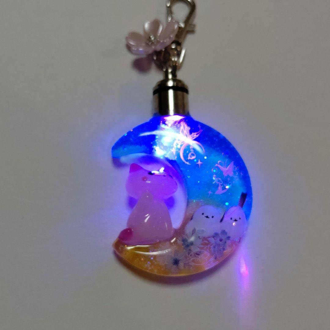 専用商品K-10088 ライトチャーム(招き猫 シマエナガ お花 蝶々)