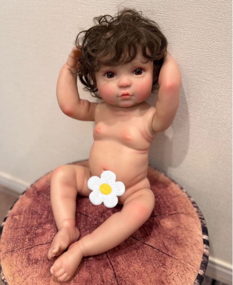 ★新品★リボーンドール フルボディー 癒し系ベビーちゃん 50cm