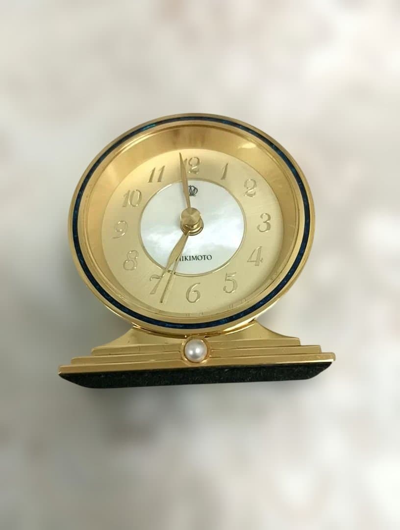 【美品】MIKIMOTO クリスタルラッカー　時計　動作確認済み！