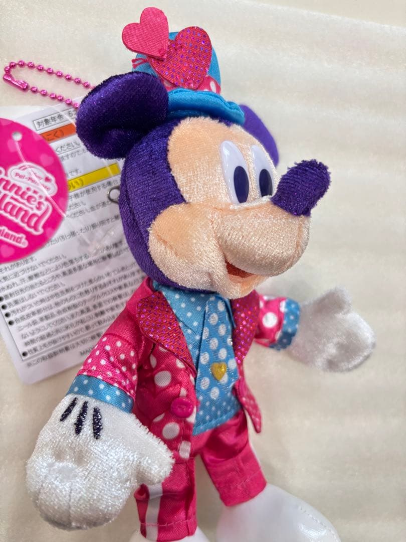 パルパルーザ　ミニーのファンダーランド　ぬいぐるみバッジ　ミニーミッキープルート