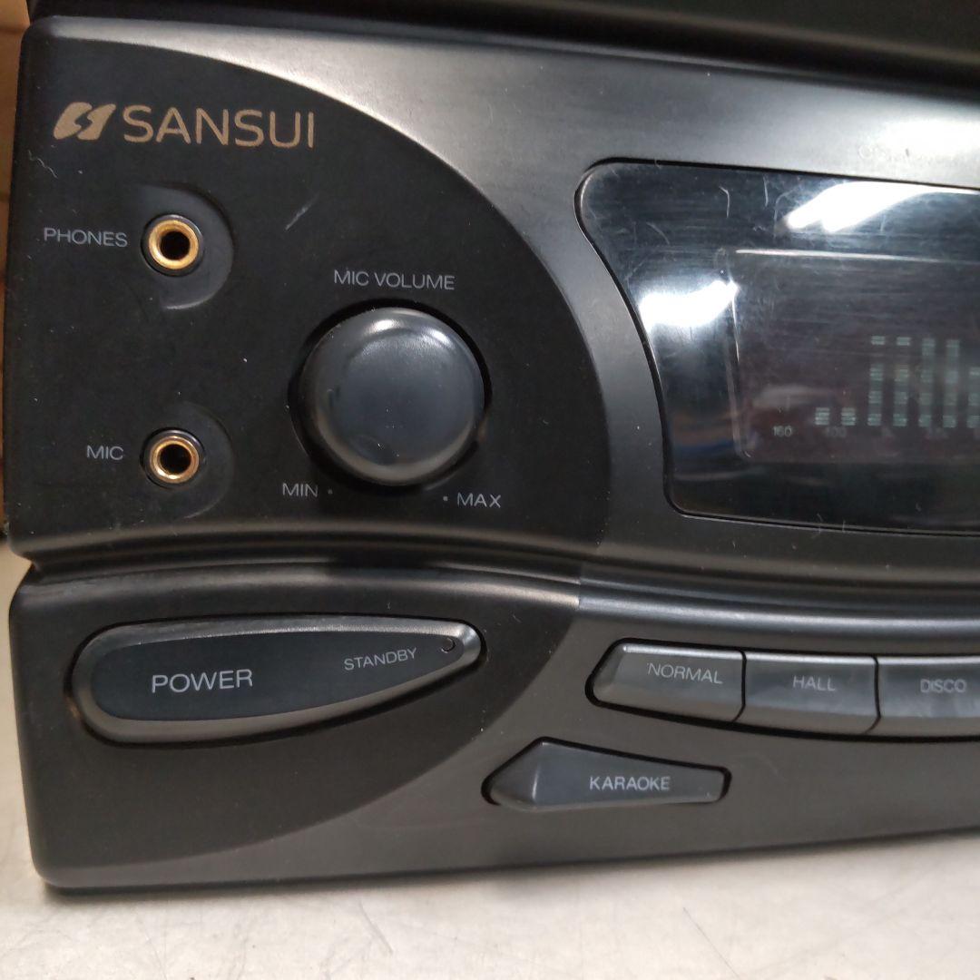 リペア済 ワイドFM/AM/AUX SANSUI TA-MS7 ミニコンポ