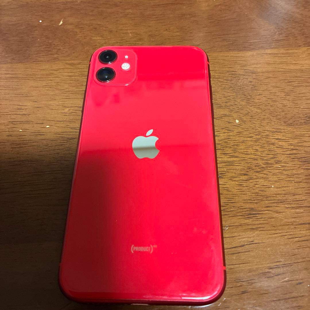 iPhone 11 (RED) 本体　64G