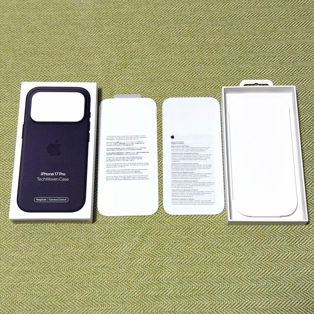 【国内純正】iPhone 17 Pro テックウーブンケース パープル