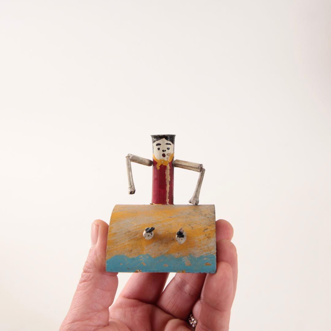 竹と木でできた 奇妙な 郷土玩具 昭和レトロ 当時モノ 古道具 アンティーク