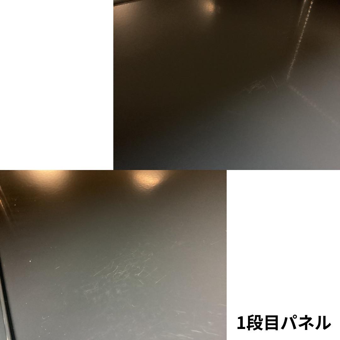 鍵付き　USMハラー ４段　アントラサイト 3段オープン＋１段エクステンション