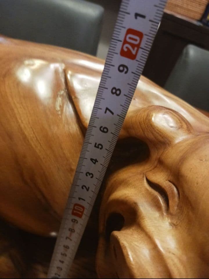 【子宝】【金運】木製 豚の置物 2体セット