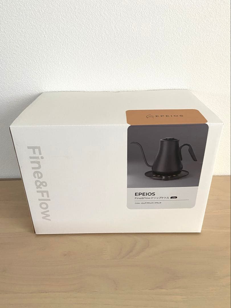 EPEIOS 電気ケトル ブラック 温度調節 保温 ケトル コーヒーケトル