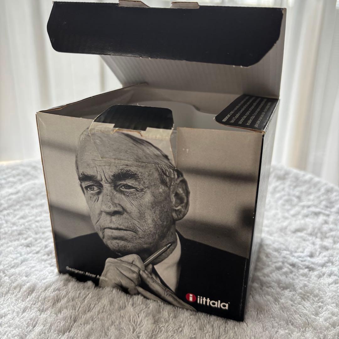  イッタラ アアルト フラワーベース オパールホワイト95mm