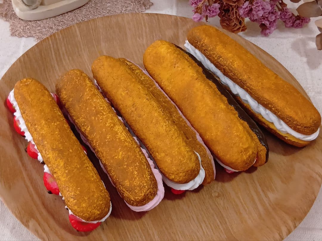 クッキーシューエクレア　お得5点セット　フェイクスイーツ