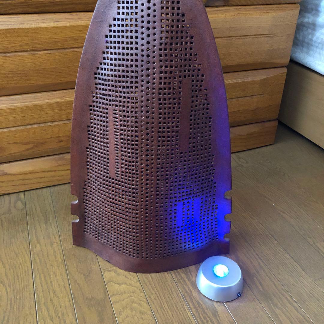 珍品？革製品ハンドメイド照明シェード