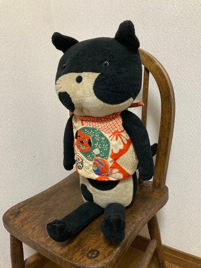 ★希少★ 鎌倉Q工房　作家作品　手工芸品　ネコ　ぬいぐるみ　唯一無二