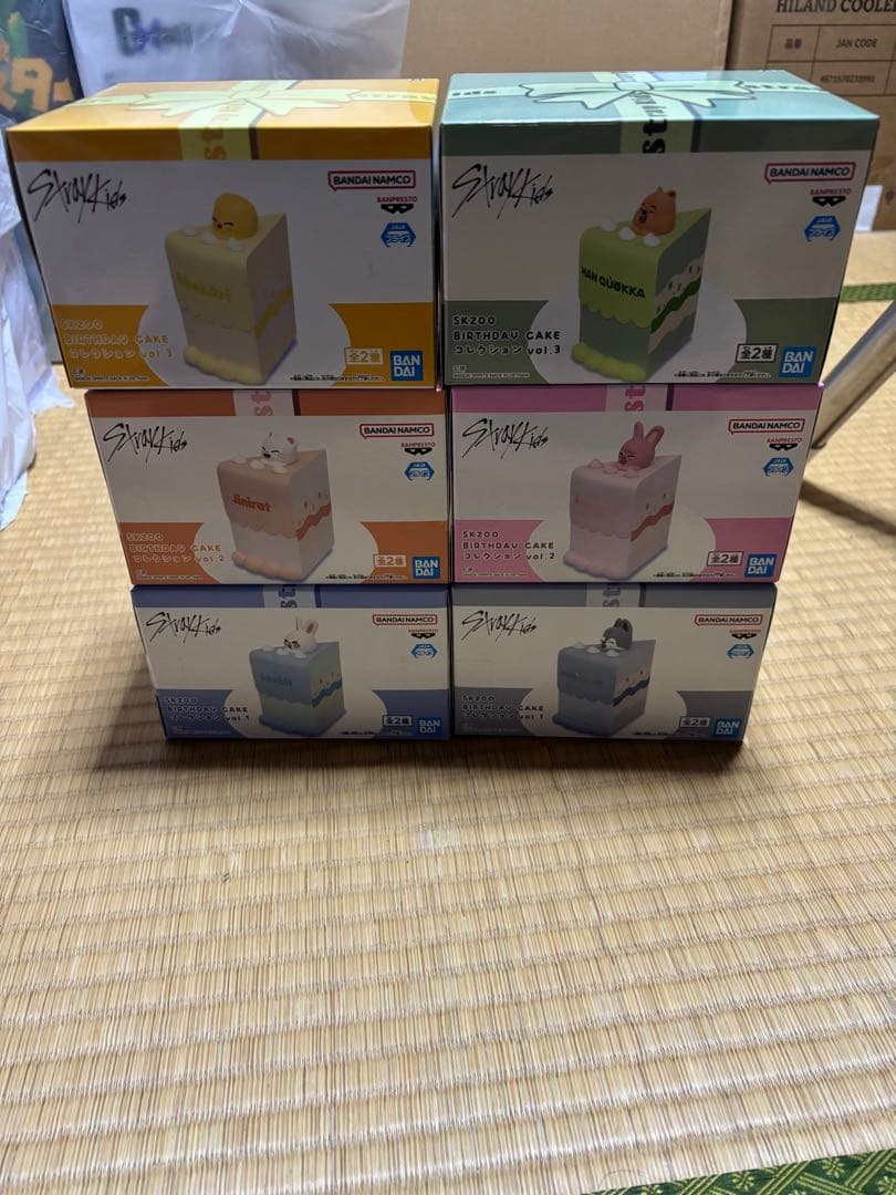 SKZOO BIRTHDAY CAKE コレクション vol.1.2.3 6種