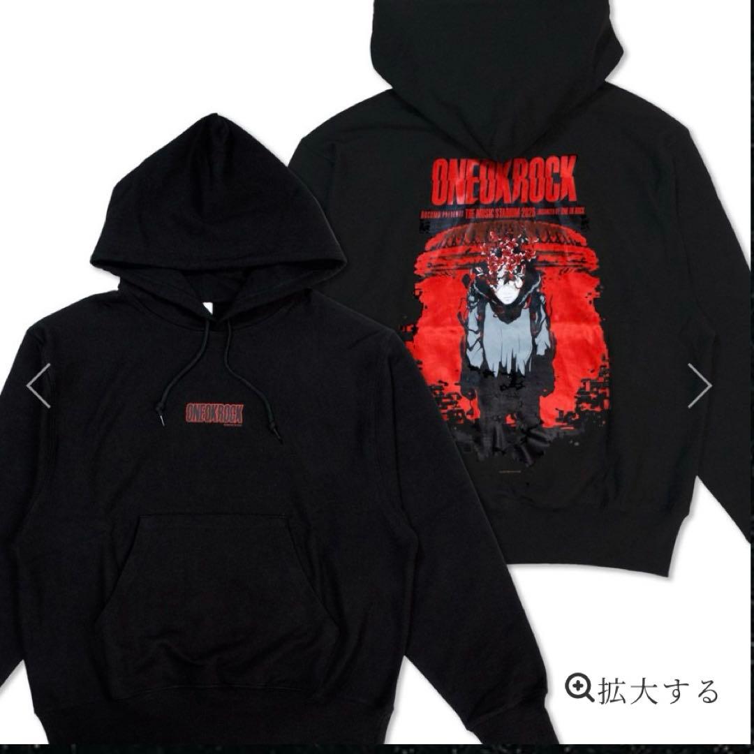 ONEOKROCK 国立　ライブ　グッズ　2026 TMS プルオーバーパーカー