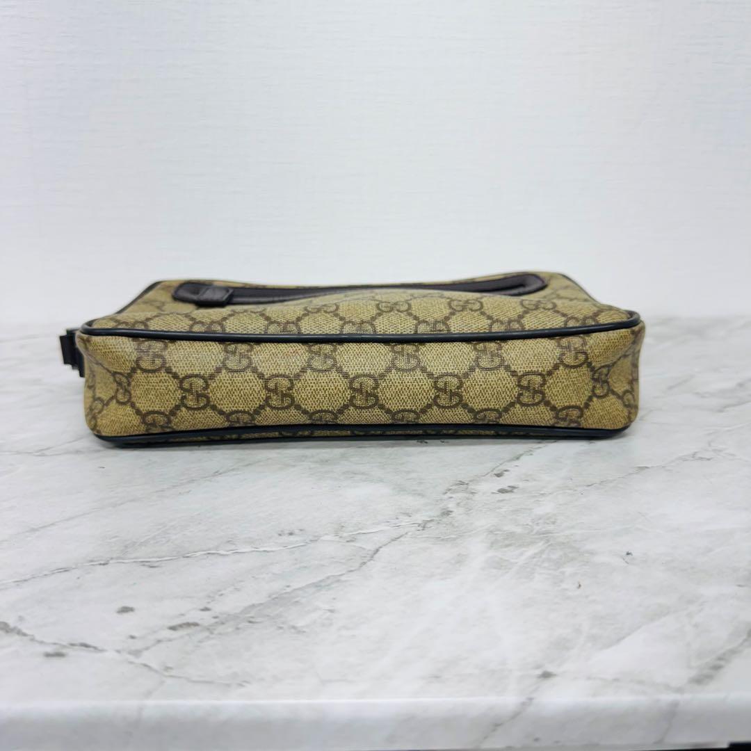 ✨GUCCI✨グッチ✨GG柄✨ブラウン✨ヴィンテージ✨クラッチバッグ✨